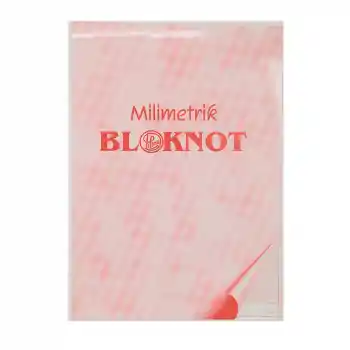Dilman A3 Kırmızı Milimetrik Bloknot