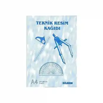 Dilman A4 Teknik Resim Kağıdı Dik