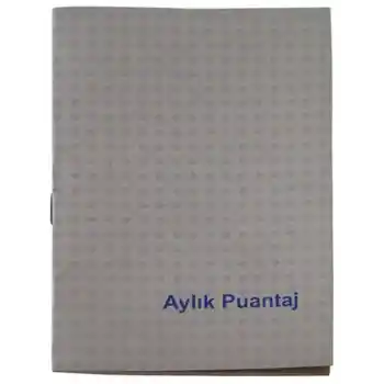 Dilman Aylık Büyük Puantaj Defteri