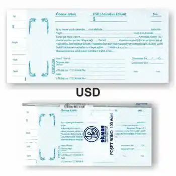 Dilman Dolar Senet Koçanı 100 Lü