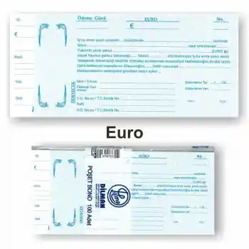 Dilman Euro Senet Koçanı 100 Lü