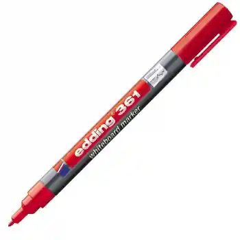 Edding 361 Kırmızı İnce Uç Tahta Kalemi Ed36102