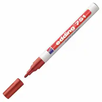 Edding 751-02 Kırmızı Marker Kalemleri