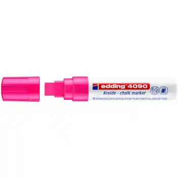 Edding E-4090 Pembe Fosforlu Cam Kalemi