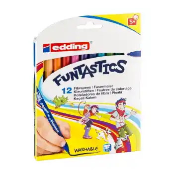 Edding Funtastıcs Keçe Uçlu Kalem İnce 12li Set Ed15k1299