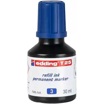 Edding T25 Mavi Permanent Mürekkeb 25ml