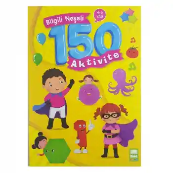Ema Bilgili Neşeli 150 Aktivite Boyama Kitabı