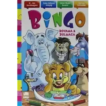 Ema Çocuk Bingo Boyama Kitabı