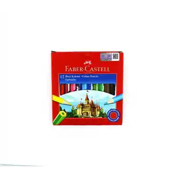 Faber 12 Renk Kuru Boya Kalemi Yarım Boy 116412
