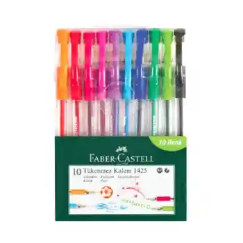 Faber 1425 Tükenmez Kalem 10 Renk 14255700