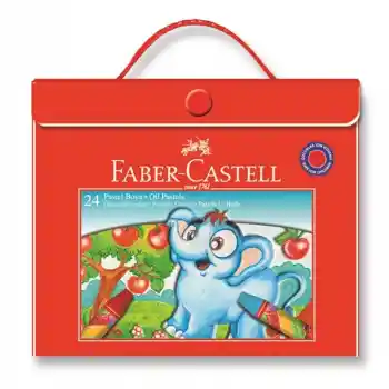 Faber 24 Renk Çantalı Pastel Boya 52811251250
