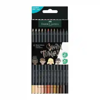 Faber Black Edition Skın Tones Boya Kalemi 12 Li 5171116414000