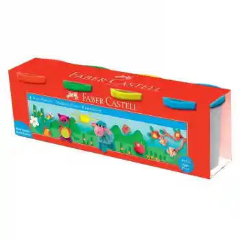 Faber Oyun Hamuru 4 Renk Klasik Renkler 100 Gr 5170000041