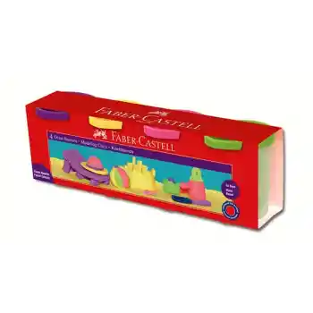 Faber Oyun Hamuru 4 Renk Pastel 51700000430