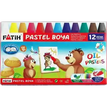 Fatih 12 Renk Pastel Boya 34012