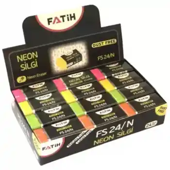 Fatih Fs24 Neon Renkli Silgi 24 Lü 36025 (kampanyalı)