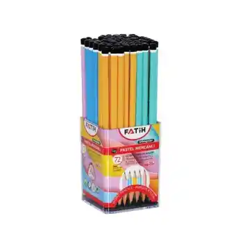 Fatih Pastel Üçgen Mercanlı Kurşun Kalem 72 Li 12070