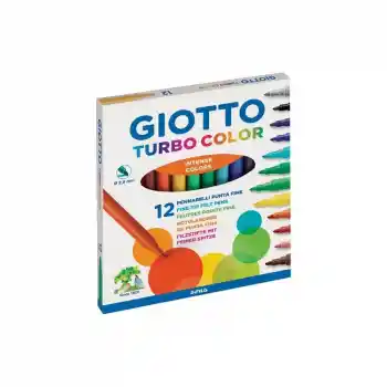Gıotto 12 Renk Turbo Keçeli Boya Kalemi 416000