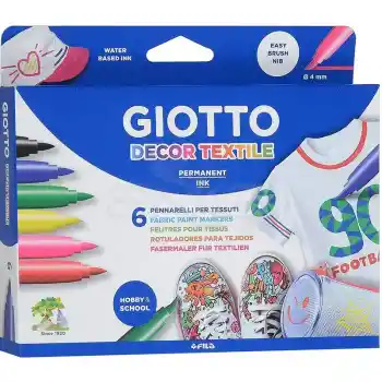 Gıotto Decor Tekstil Kalemi 6 Renk 494800