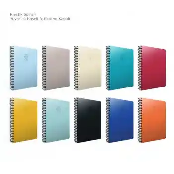 Gıpta 407-sek 17x24 Spiralli Günlük Ajanda