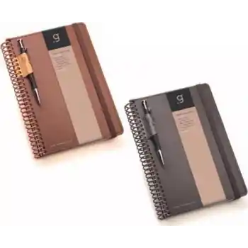 Gıpta Elıte 17x24 100 Yp. Çizgili Spiralli Deri Kapak Defter 6969