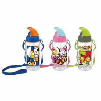 Gıpta Indıgo Tritan Desenli Pipetli Matara 500cc K7508