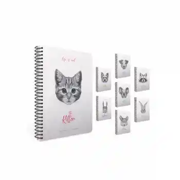 Gıpta Lıfe Is Cool 19x26 120 Yp Kareli Spiralli Sert Kpk Defter 4683
