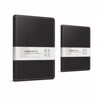 Gıpta Sunday 19x26 140 Yp. Kareli İplik Dik. Deri Kapak Defter 4928
