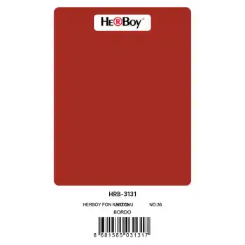 Herboy Fon Kartonu 50x70 Bordo No:36 160 Gr 100 Lü Hrb-3131