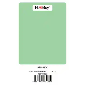 Herboy Fon Kartonu 50x70 Fıstık Yeşil No:13 160 Gr 100 Lü Hrb-3108