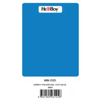 Herboy Fon Kartonu 50x70 Koyu Mavi No:30 160 Gr 100 Lü Hrb-3125