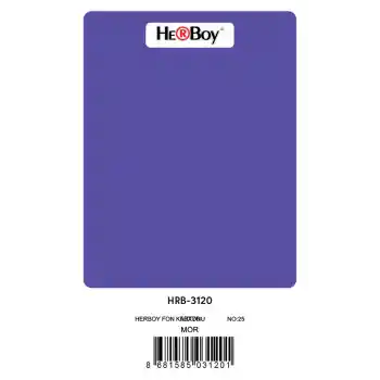 Herboy Fon Kartonu 50x70 Mor No:25 160 Gr 100 Lü Hrb-3120