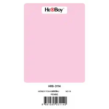 Herboy Fon Kartonu 50x70 Pembe No:19 160 Gr 100 Lü Hrb-3114