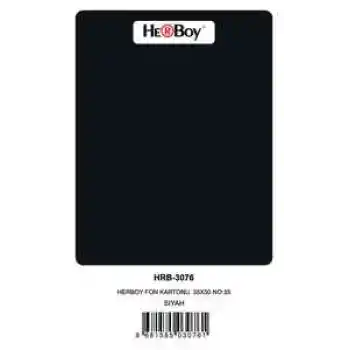 Herboy Fon Kartonu 50x70 Siyah No:35 160 Gr 100 Lü Hrb-3105