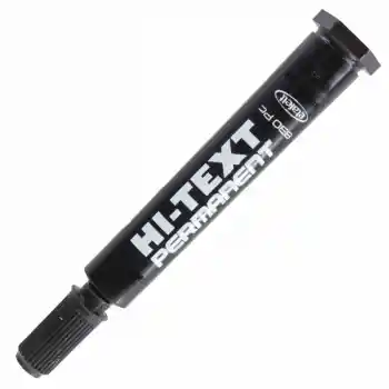 Hı-text 830 Pc Siyah Kesik Uç Koli Kalemi