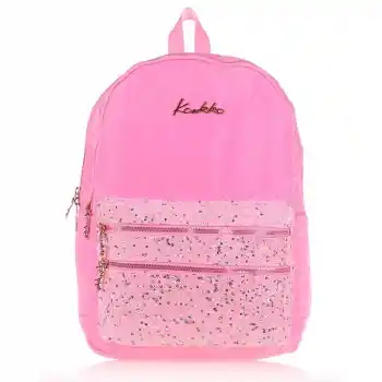 Kaukko K1546 Magıc Dreams Sırt Çantası Taşlı Pullu Pembe
