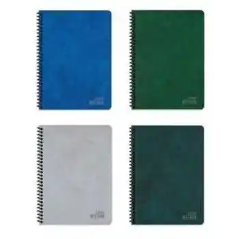 Keskin Alfa 16,5x22,5 120 Yp. Kareli Spiralli Sert Kapak Defter 410842