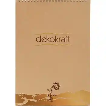 Keskin Dekokraft A4 100yp.kareli Spr Bloknot 144002