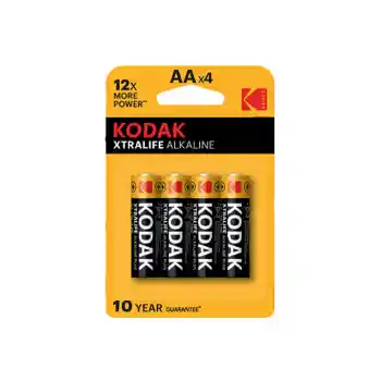 Kodak Aa Kalem Pil Xtralıfe Alkalin 4 Lü Blister 281377