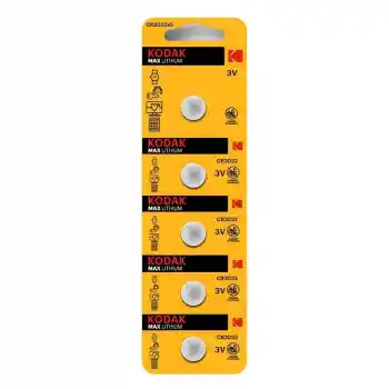 Kodak Cr2032 Ultra Lityum Para Pil 5 Li Blister 281389