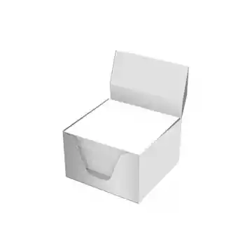Küp Blok Kutulu Beyaz 8x8