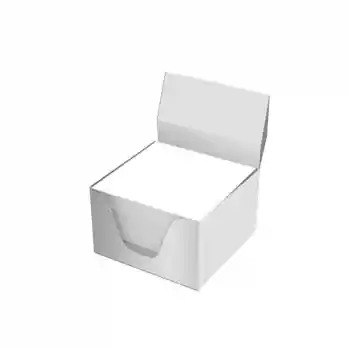 Küp Blok Kutulu Beyaz 8x8
