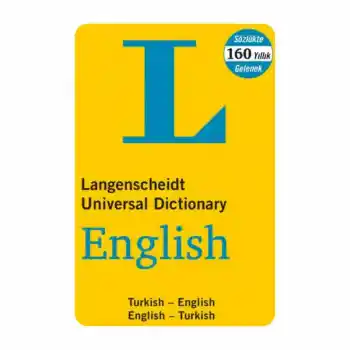 Langenscheıdt L İngilizce-türkçe Sözlük