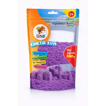 Lıno Kinetik Kum 500 Gr Mor Doypack Ln-600mr