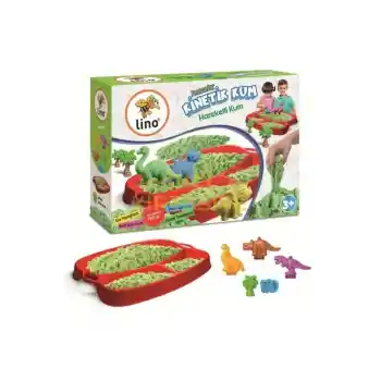 Lıno Kinetik Kum Seti Dinazorlar 350 Gr Kum+6 Kalıp Ln-553