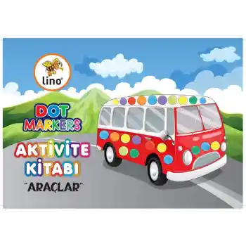 Lıno Ln-701 Dot Markers Boyama Kitabı Araçlar