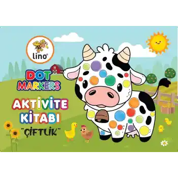 Lıno Ln-703 Dot Markers Boyama Kitabı Çiftlik
