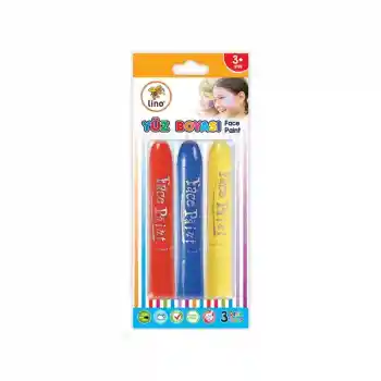 Lıno Ln-900 Yüz Boyası 3 Lü Yıkanabilir