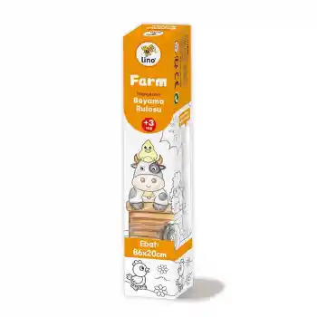 Lıno Ls-101 Yapışkanlı Boyama Rulosu Farm 86x20 Cm