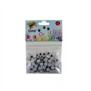 Lıno Oynar Göz Küçük Boy 7 Mm.100 Lü Rbz-007-a